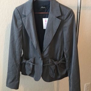 Intermix gray blazer
